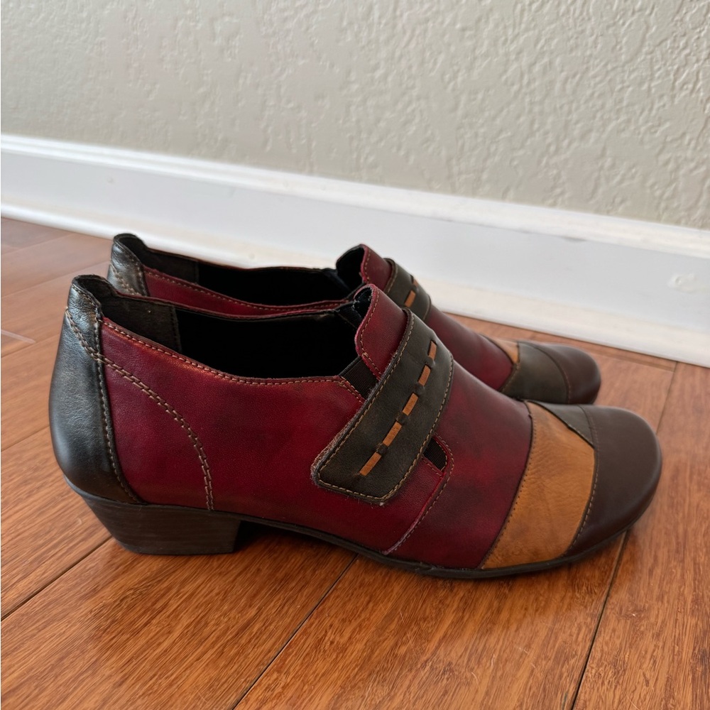 Rieker Remonte NWT Leather Women’s Multicolor Clog Size 39/US 8